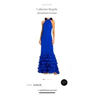 Royal Blue gorgeous gown! Only worn for a few hours ! Very flattering & perfect